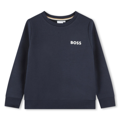 BOSS navy logo sweatshirt