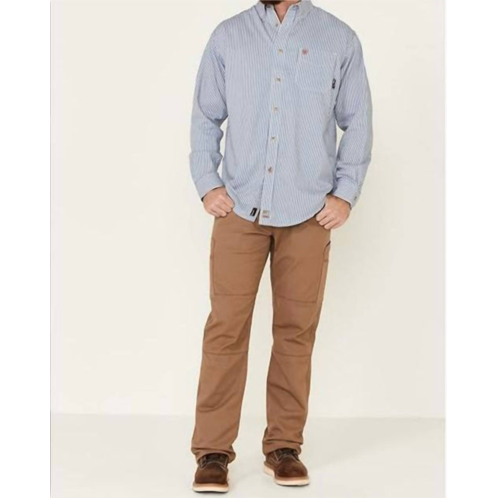 ARIAT basic work shirt-plus in bold blue stripe