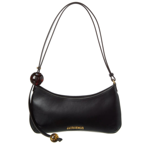 Jacquemus le bisou perle leather shoulder bag