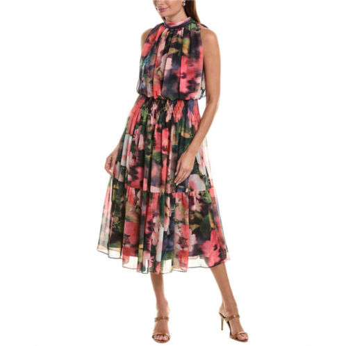 Kay Unger leliana midi dress