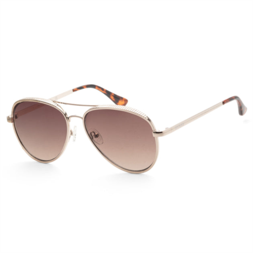 Guess womens 59mm gold sunglasses gf0350-32f