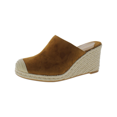 POLO RALPH LAUREN pennie womens suede slip-on wedge sandals