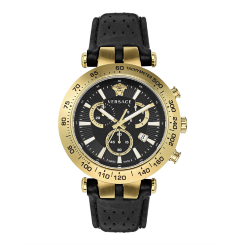 Versace bold chrono leather watch