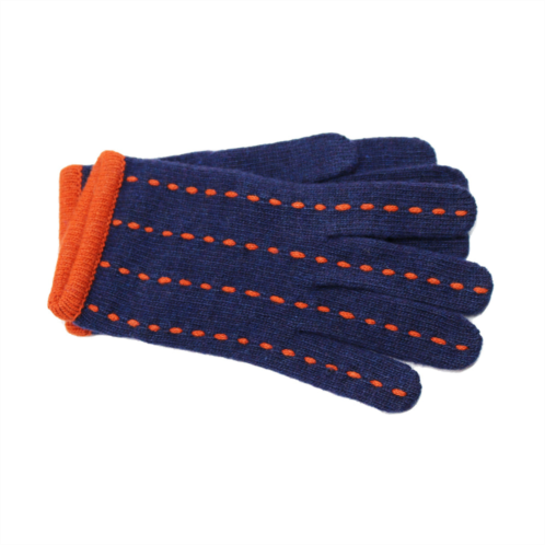 PORTOLANO gloves with contrast stitching