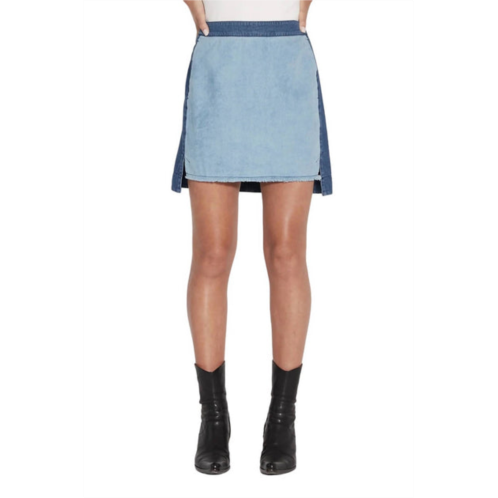 Raquel Allegra tansy skirt in indigo