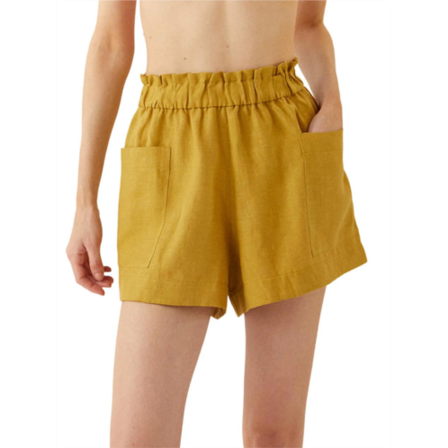 Casa Raki emilia shorts in gold