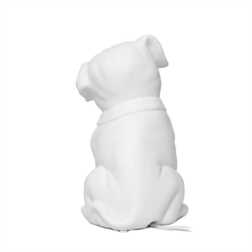 Simple Designs porcelain puppy dog shaped table lamp