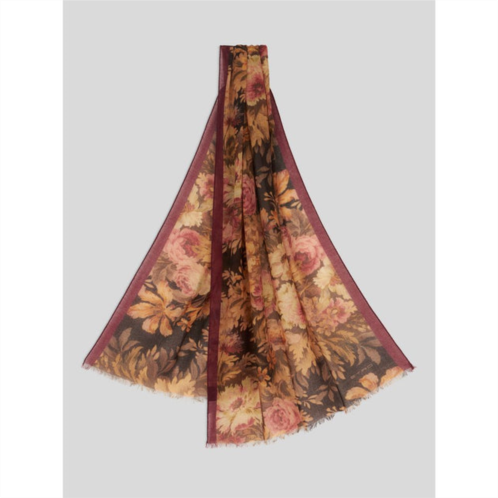 ETRO floral cashmere scarf