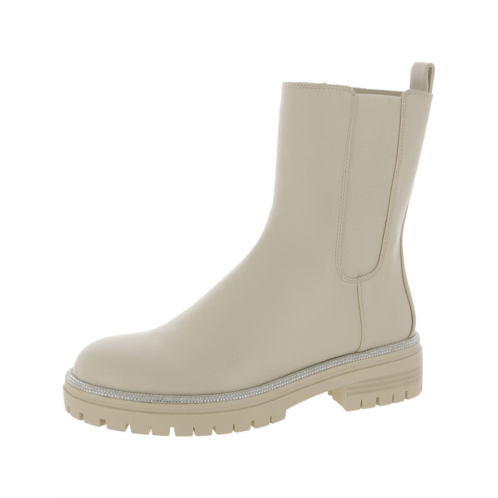 INC brycin womens faux leather pull on mid-calf boots