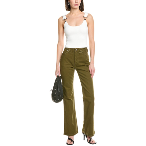 STAUD x wrangler the must sergeant green flare jean