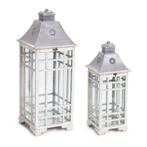 HouzBling lantern (set of 2) 24.5h, 33h metal