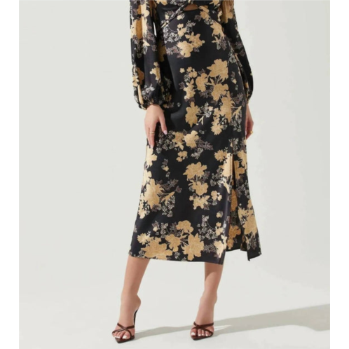 ASTR suzy floral dress in black