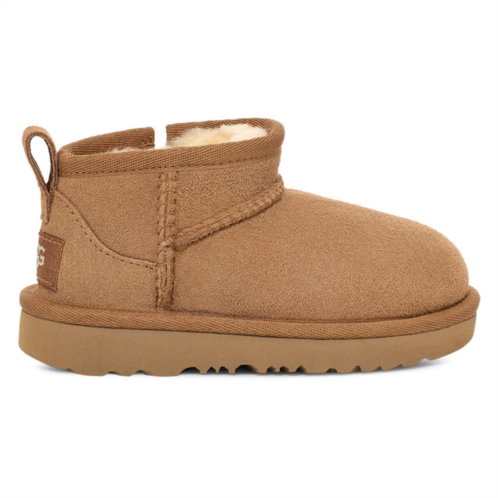 UGG beige classic ultra mini boots