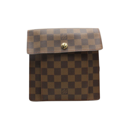 LOUIS VUITTON louis vuittton damier ebene pimlico crossbody bag in brown coated canvas