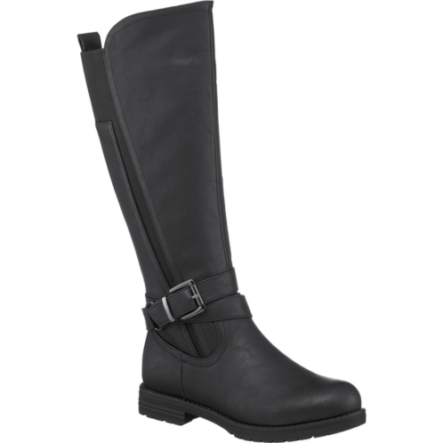 GC Shoes aston womens faux lather tall knee-high boots