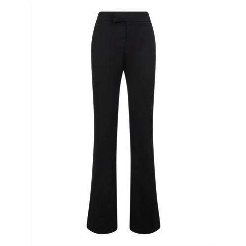 Tom Ford womens wool trousers in black
