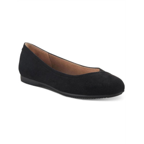 Style & Co. lydiaa womens faux suede almond toe ballet flats