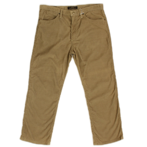 Freeman tan cotton corduroy jeans