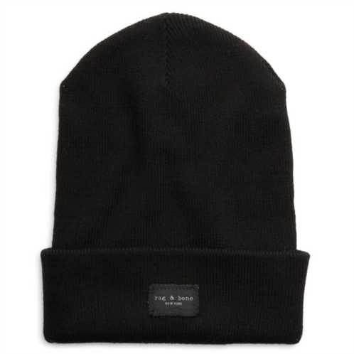 Rag & Bone womens addison beanie in black