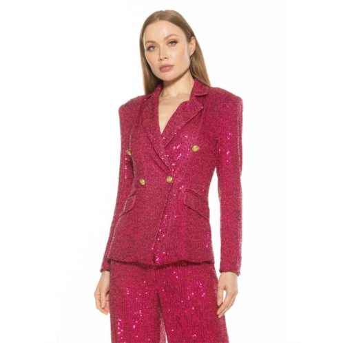 ALEXIA ADMOR abbi sequin blazer