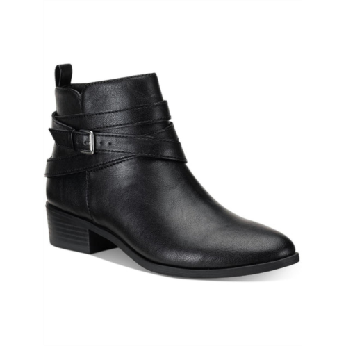 Sun + Stone saandisp womens buckle zip up ankle boots