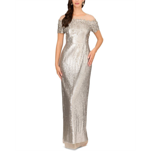 Aidan Mattox fully beaded long dress