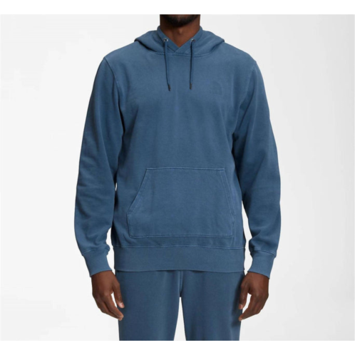 THE NORTH FACE garment dyed hoodie in shady blue