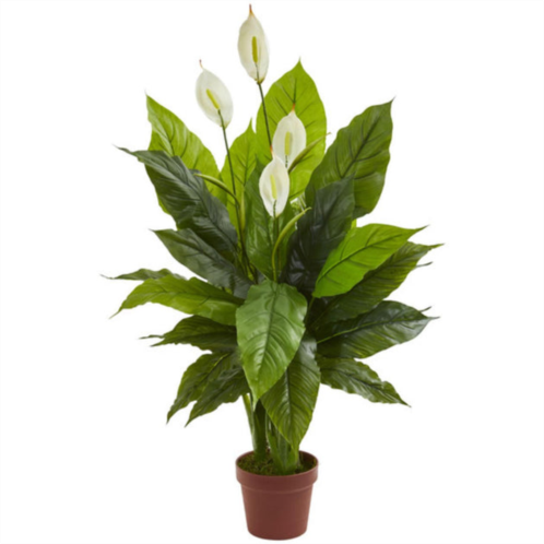 HomPlanti spathiphyllum artificial plant (real touch) 42