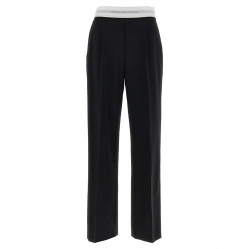 Alexander Wang logo elastic pants