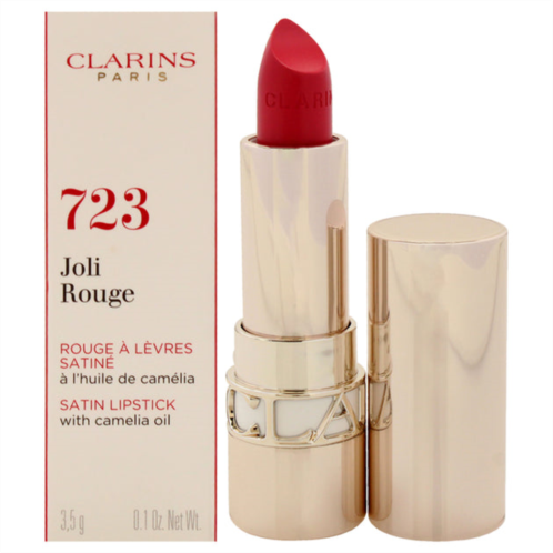 Clarins joli rouge satin lipstick - 723 raspberry by for women - 0.1 oz lipstick