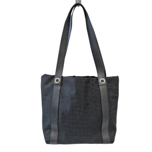 Bulgari logo mania canvas tote bag (pre-owned)