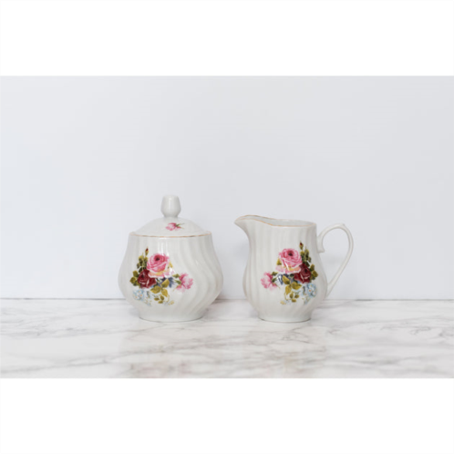 Lynns limited edition: vintage bloom sugar & creamer set