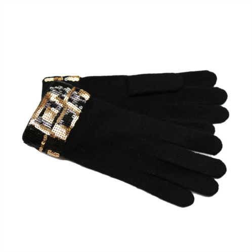 PORTOLANO gloves with sequins cuff