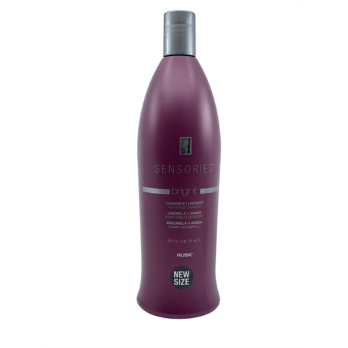 Rusk sensories bright anti brassy shampoo 35 oz