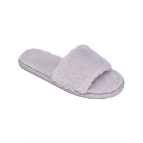 Splendid carmen womens faux shearling wool blend slide slippers