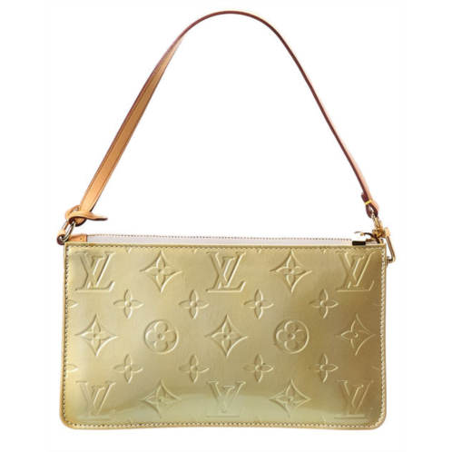 Louis Vuitton green monogram vernis leather lexington pochette (authentic pre-