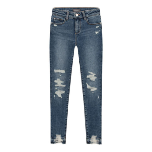 DL1961 blue chloe skinny rip tide distressed