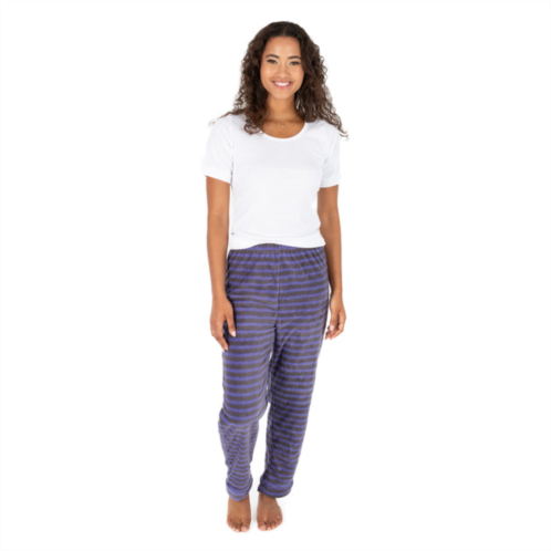 Leveret womens fleece pajama pants striped