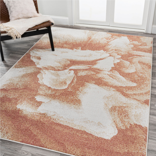 JONATHAN Y petalo abstract two-tone modern area rug