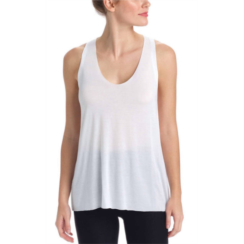 Commando covet racerback tank top in white