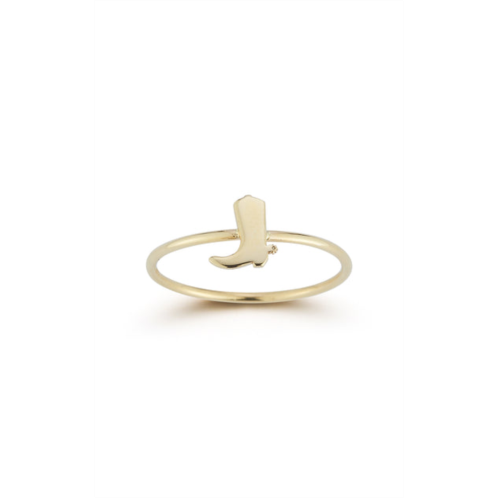 Ember Fine Jewelry 14k gold cowboy boot ring