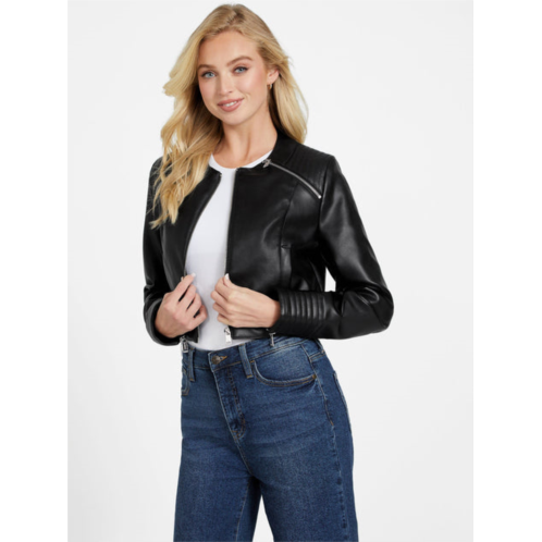 Guess Factory leann faux-leather jacket