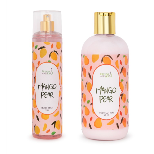 Freida and Joe japanese cherry blossom fragrance body lotion and body mist spray set