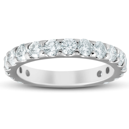 Pompeii3 1.90 ct diamond wedding ring 10k white gold