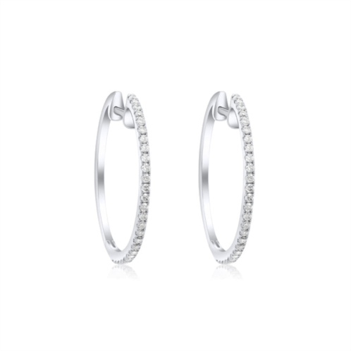 Diana M. diamond earrings