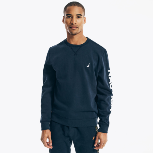 Nautica mens logo crewneck sweatshirt