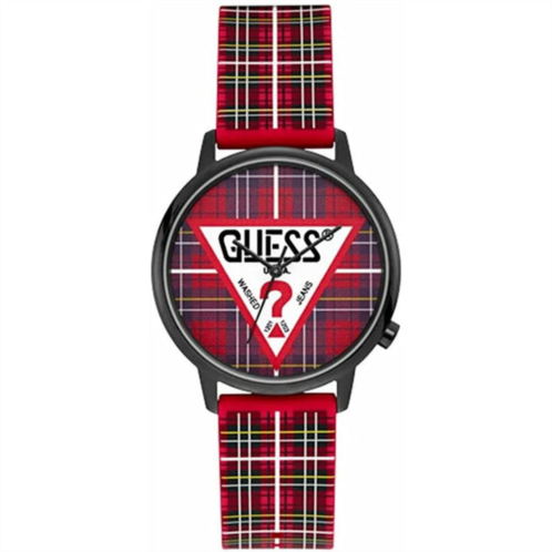 Guess womens classic red dial watch