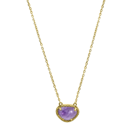 Adornia Fine adornia birthstone necklace 14k yellow gold vermeil