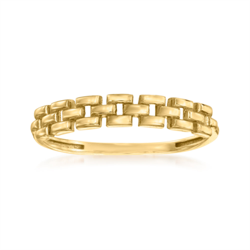 Canaria Fine Jewelry canaria 10kt yellow gold panther-link ring