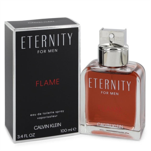 Calvin Klein 544237 3.4 oz eternity flame cologne eau de toilette spray for men